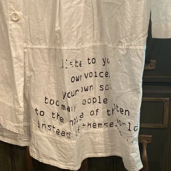 LUUKAA long White Shirt - Picture 3 of 6